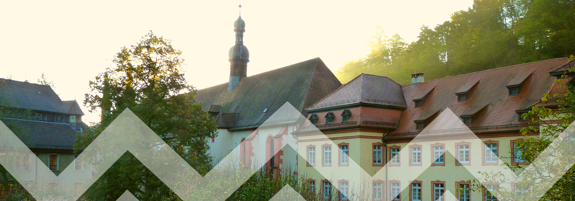 Frontalansicht des Klosters Lichtenthal