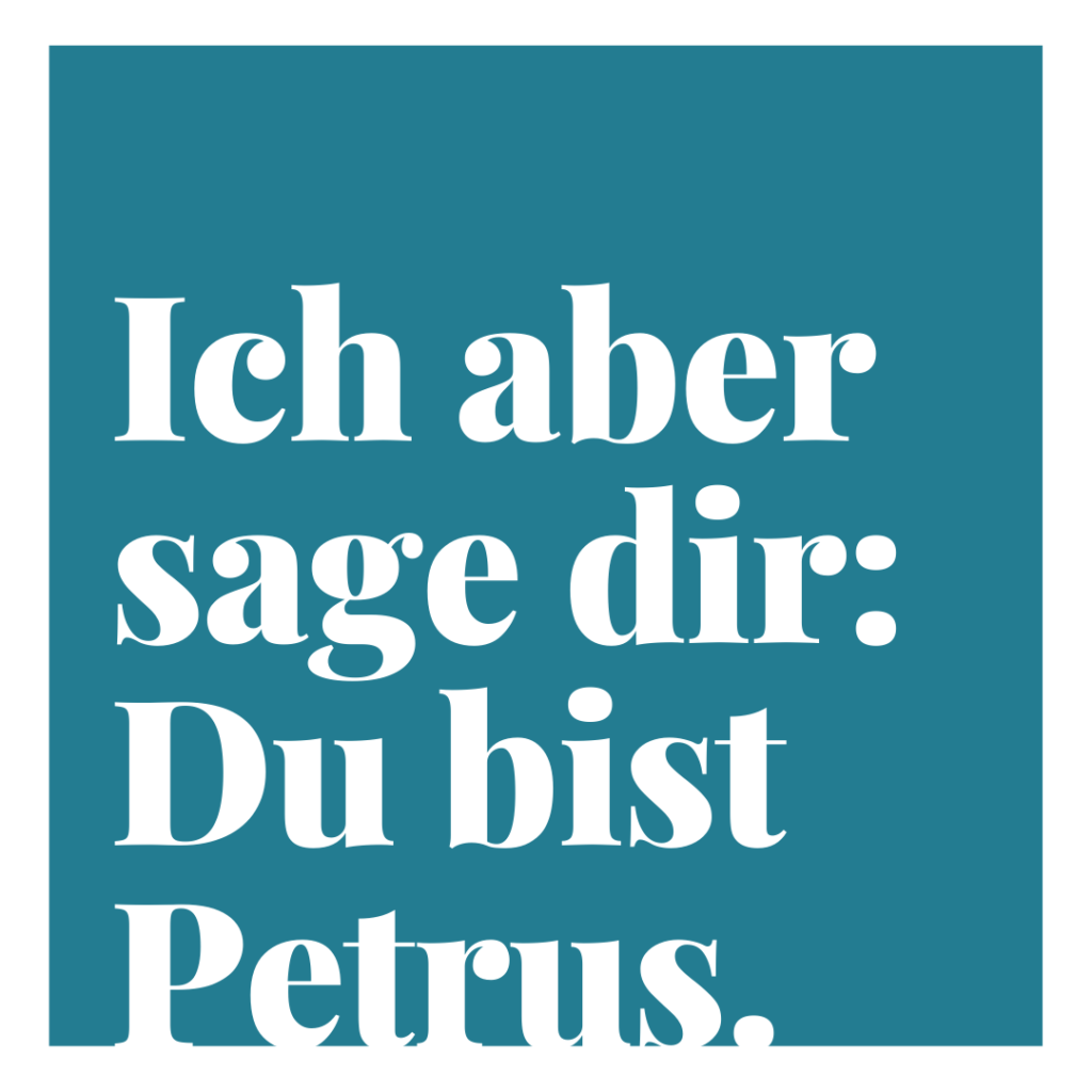 Einfach Rand Gesundheit Zitat Instagram Post2 1024x1024 - Du bist Petrus!