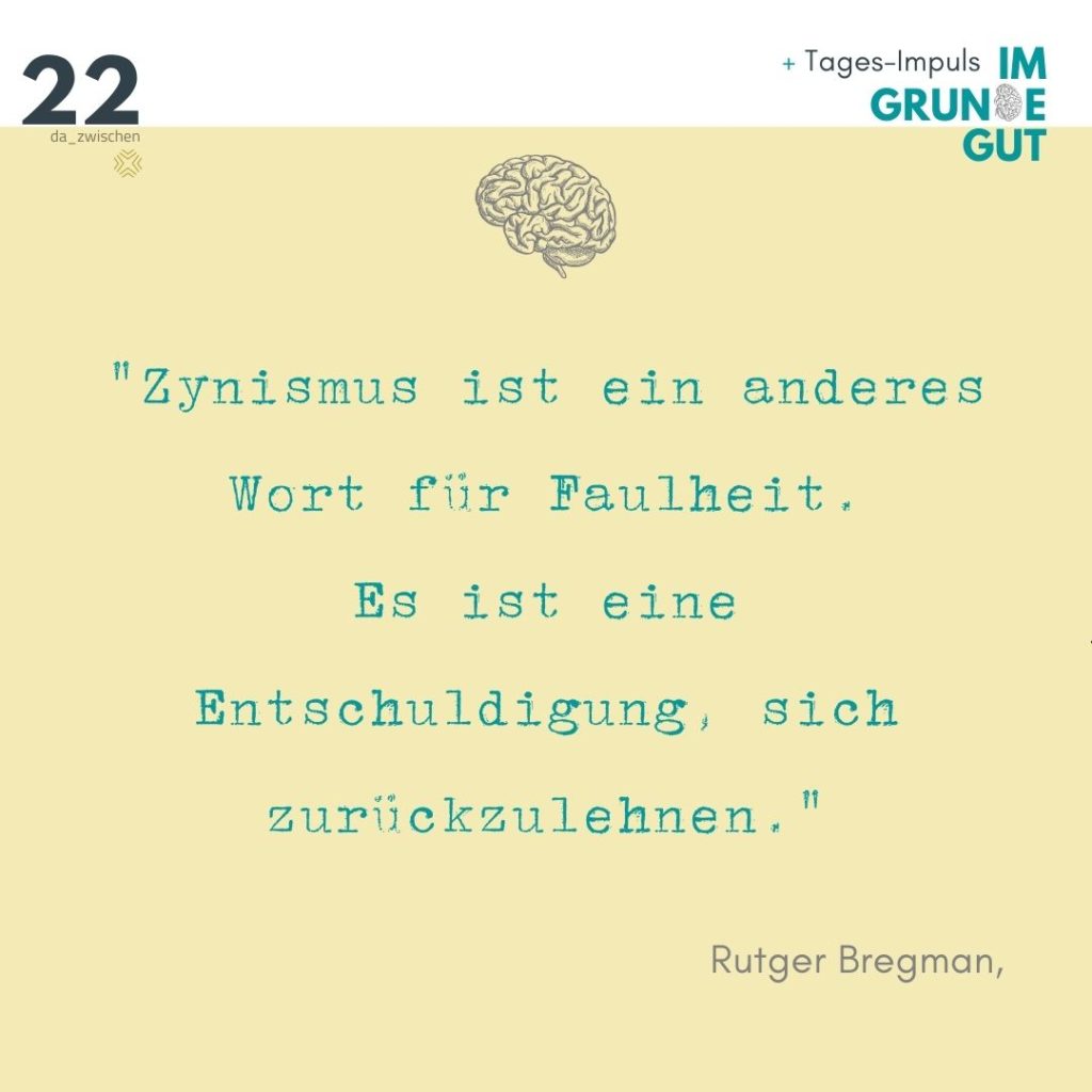 Tages Impulse 20229 1024x1024 - Weihnachten ist das Gegenteil von Zynismus