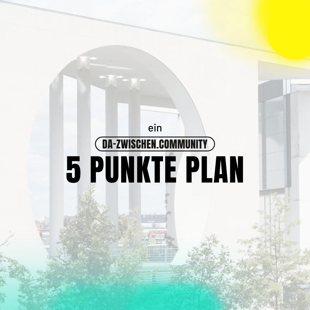 unser 5-Punkte-PLan Heute Bundeskanzler - unser 5-Punkte-PLan
